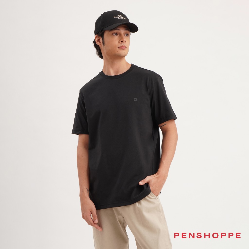 Penshoppe Essentials T-shirt For Men (Dusty Olive/White/Black/Red