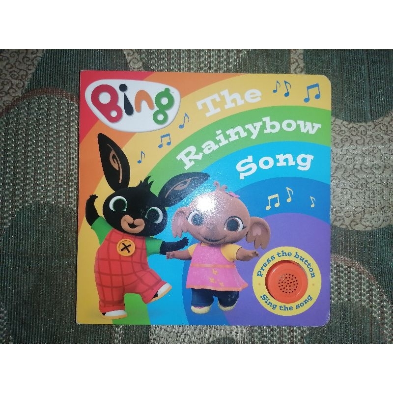 Bing: The Rainbow Song (Soundbook - Board book) | Shopee Philippines