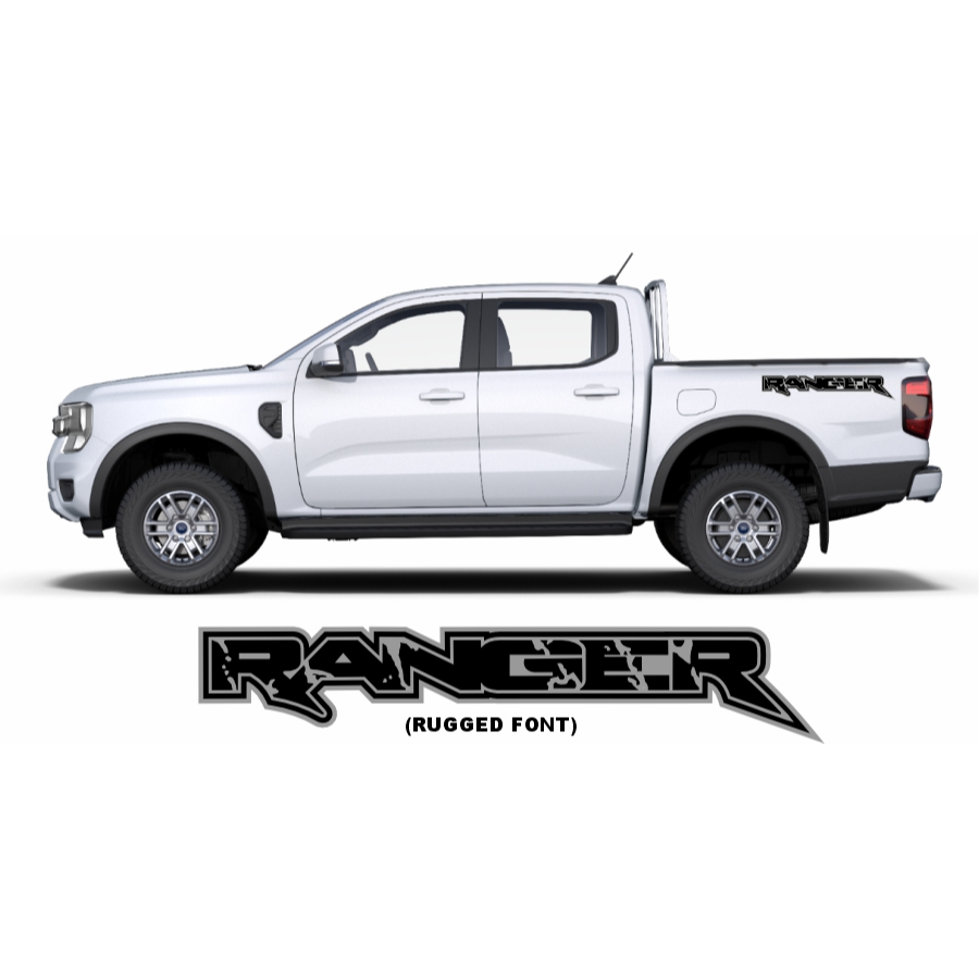 Ford RANGER Sticker/Decal 2pc. Set-- Choose your color! Rugged and ...