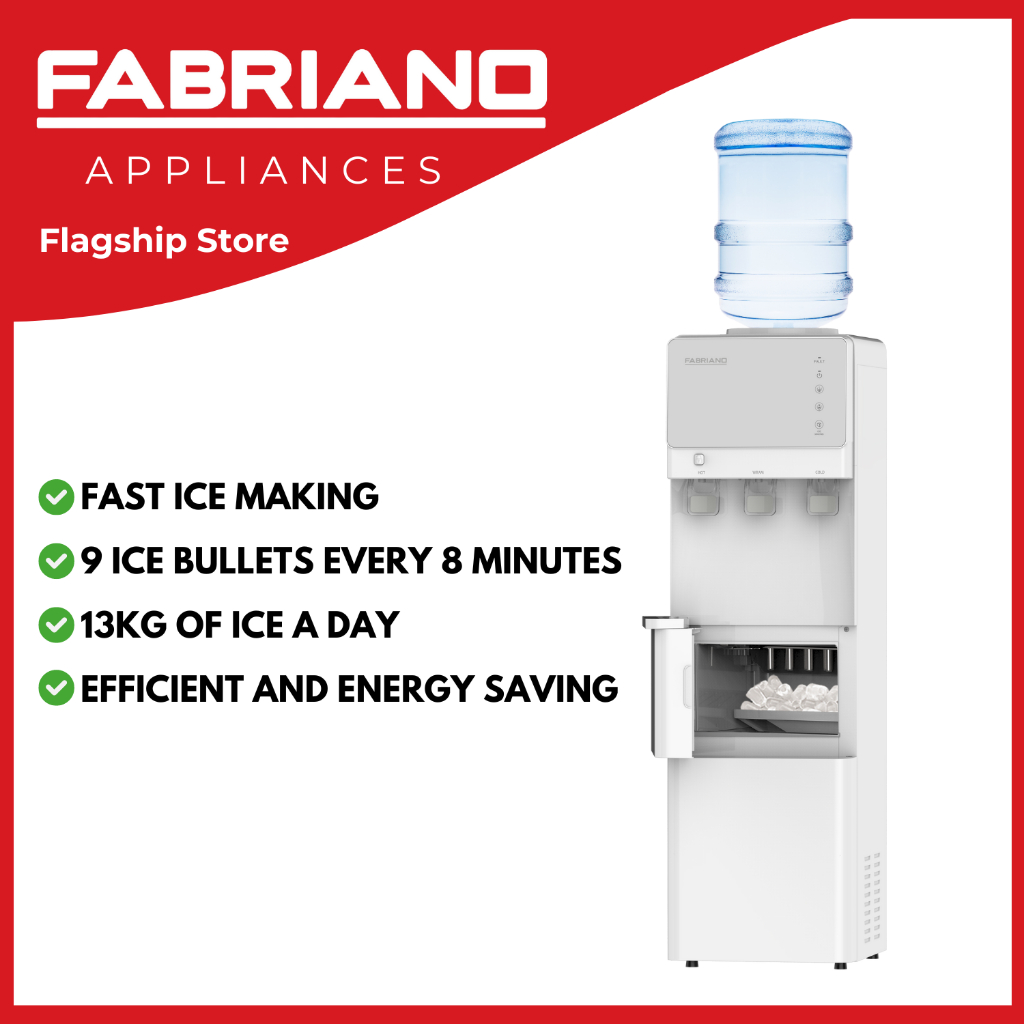 Fabriano FWDA3TWHICE Top Load Hot and Cold Water Dispenser with Ice