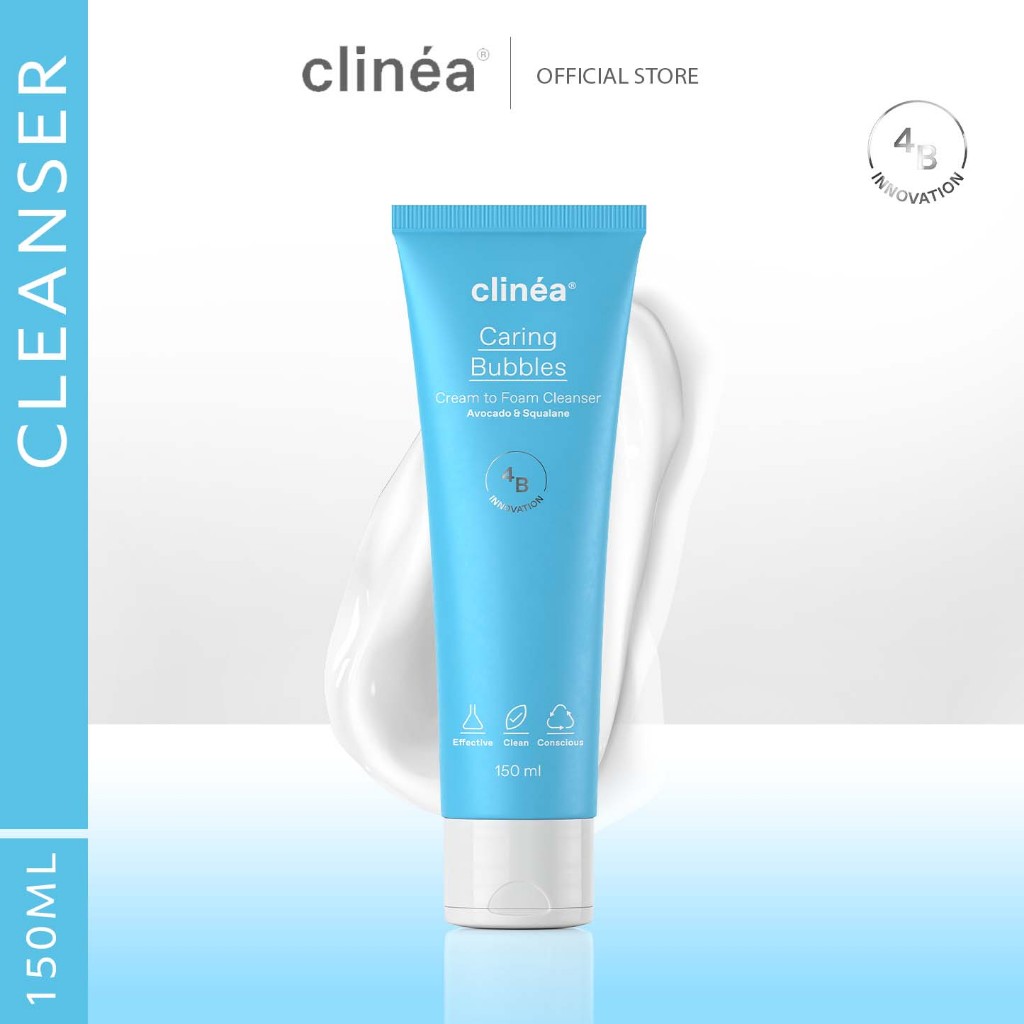 Clinea Cleanser Foam Caring Bubbles 150ml | Shopee Philippines