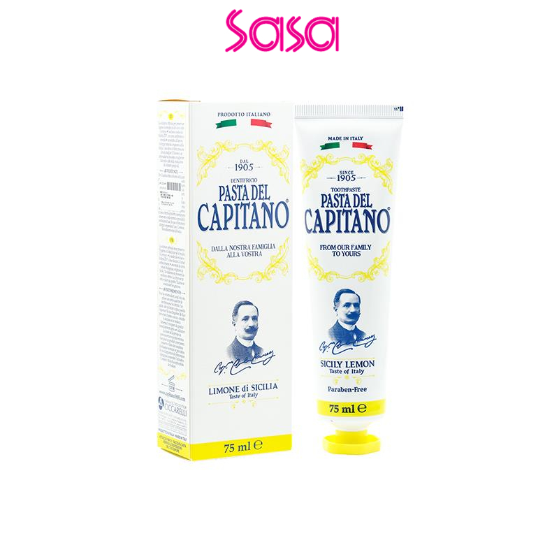 Pasta Del Capitano Sicily Lemon Toothpaste (75ml) | Shopee Philippines