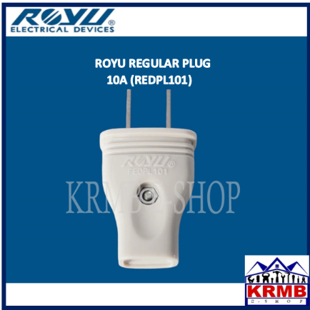 ROYU Regular Plug 10A(REDPL101) | Shopee Philippines