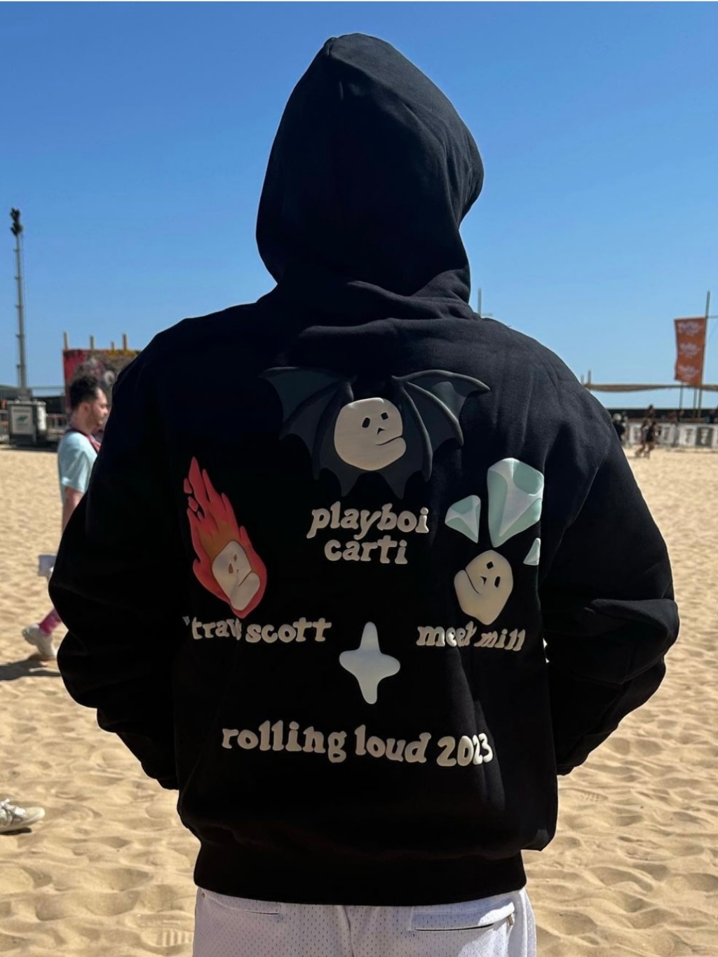 Broken Planet Hoodie Rolling Loud Puff Printed Pullover Hoodie for
