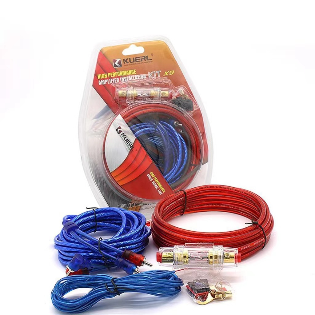 10GA Car Stereo Audio Power Amplifier Wiring Kit Subwoofer Speaker ...