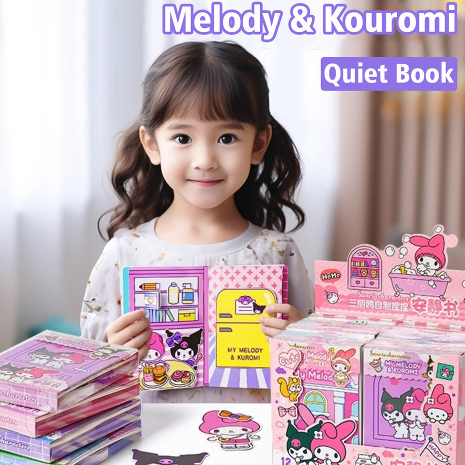 Diy Quiet Book Toys For Girls Sanrio Diy Educational Puzzle Sticker