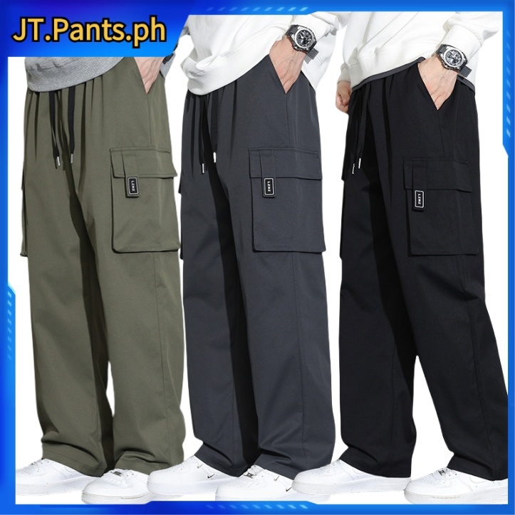 Mens cargo pants Fashion 4Pocket Strap Pants pants for men cargo