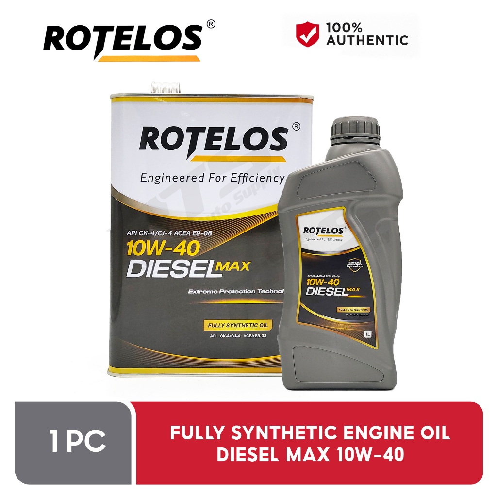 Rotelos Fully Synthetic Diesel Engine Oil API CK-4 / CJ-4 ACEA E9-08 ...