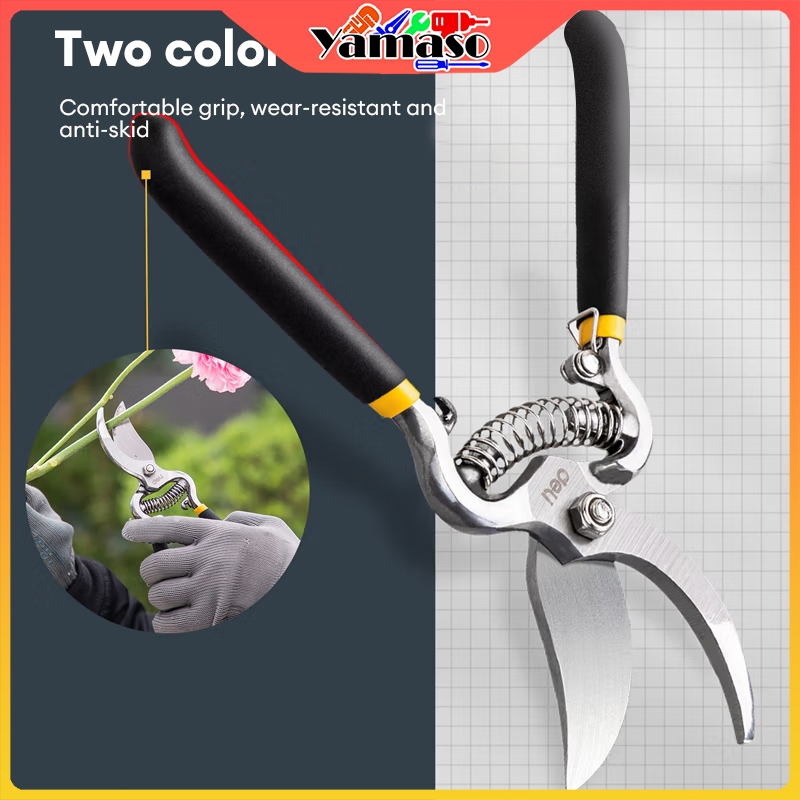 Steel tree pruning shears Cutter Plant Scissor Hand Tool garden Home ...