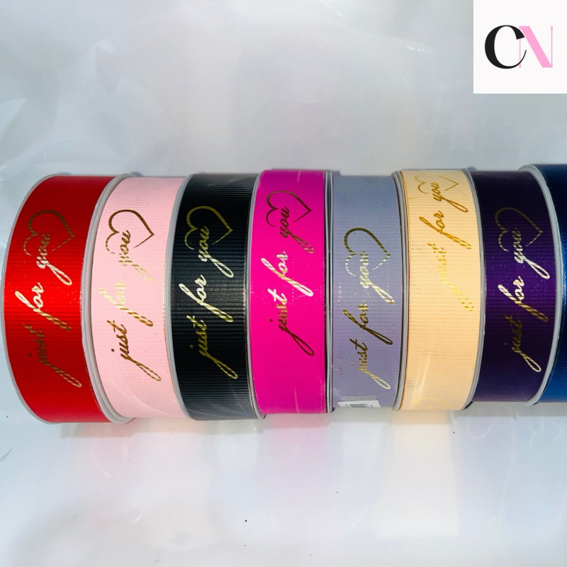 Just For You Korean Ribbon for Flower Bouquets 30mm*50yards | Shopee ...