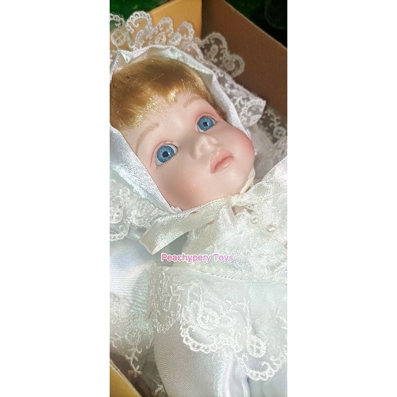 *NO COD* 38cm The Knightsbridge Porcelain Dolls - The Lying Baby w/ Box ...