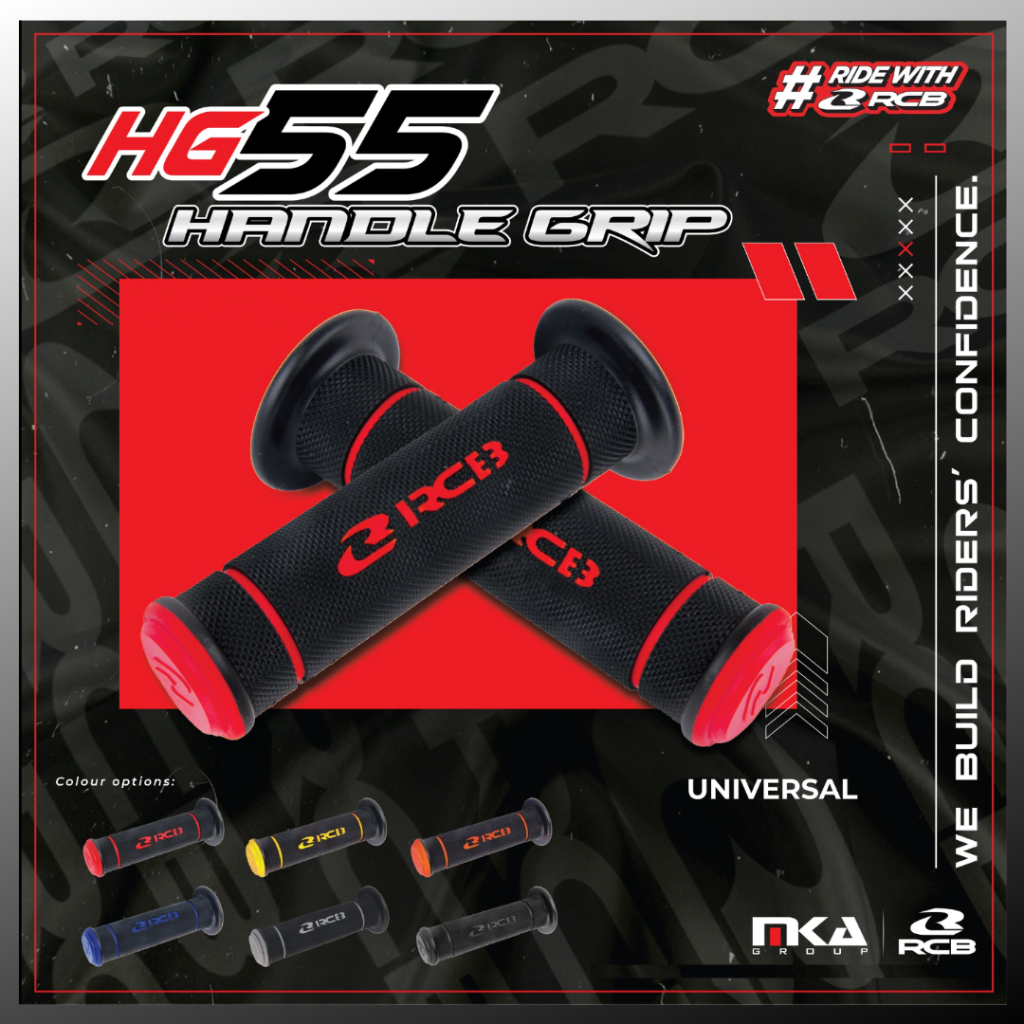 RACING BOY (RCB) HANLE GRIP BLACK HG 55 AND HG 66 FITS ALL MOTORCYCLE ...