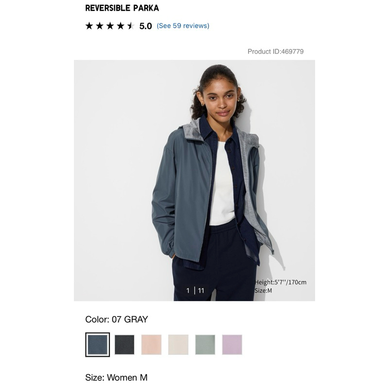 Uniqlo reversible parka womens review sales