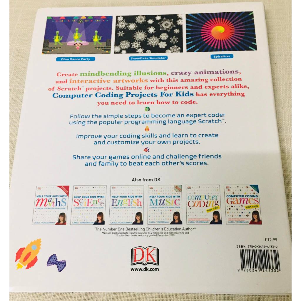DK Computer Coding Projects for Kids using Scratch | Shopee Philippines