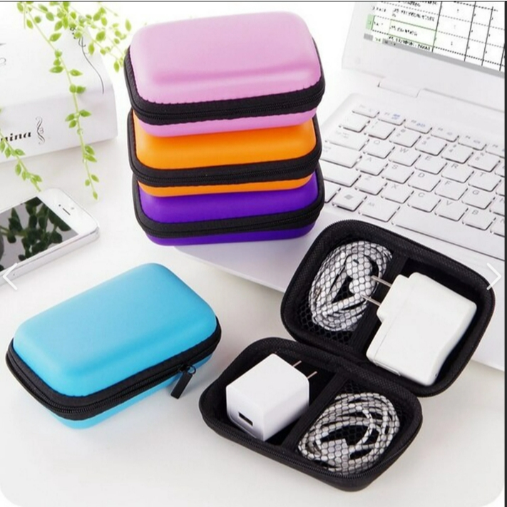 Travel Earphone USB Data Charger Cable Organizer Tidy Storage Pouch Bag ...