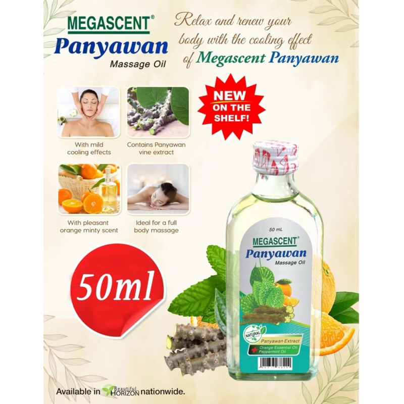 MEGASCENT PANYAWAN 50ml (massage oil) | Shopee Philippines