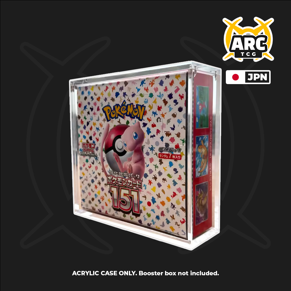 Acrylic Case for Japanese Booster Box - Pokmon Card Game: Cases and  Accessories | Shopee Philippines