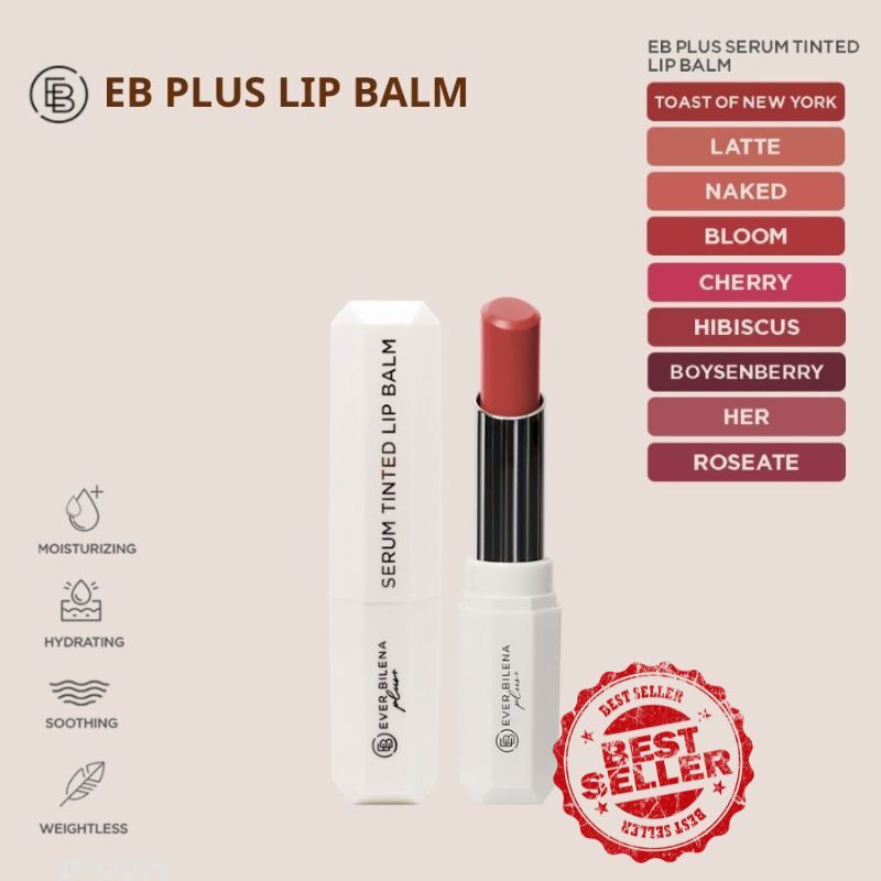 EB tinted lip balm eb lip balm eb plus serum tinted lip balm | Shopee ...