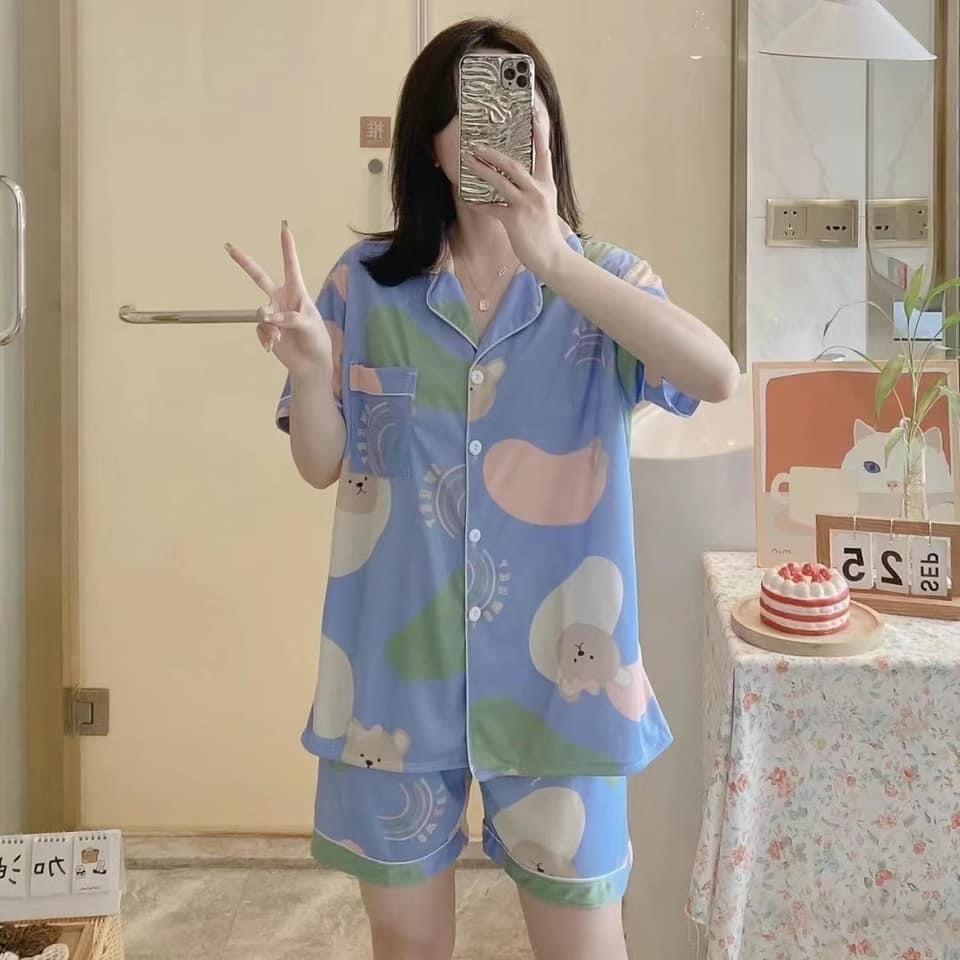 CAND Korean Cute Pajama Sleep Wear Night Wear Terno Shorts for Women COD Shopee Philippines