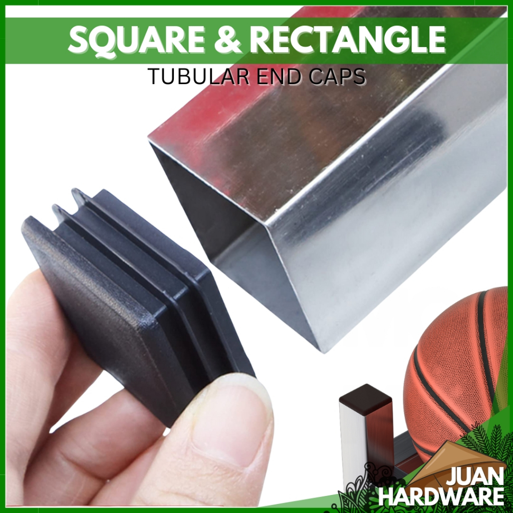 Tubular End Caps Square Rectangular Tube Plastic Footings for Chair ...
