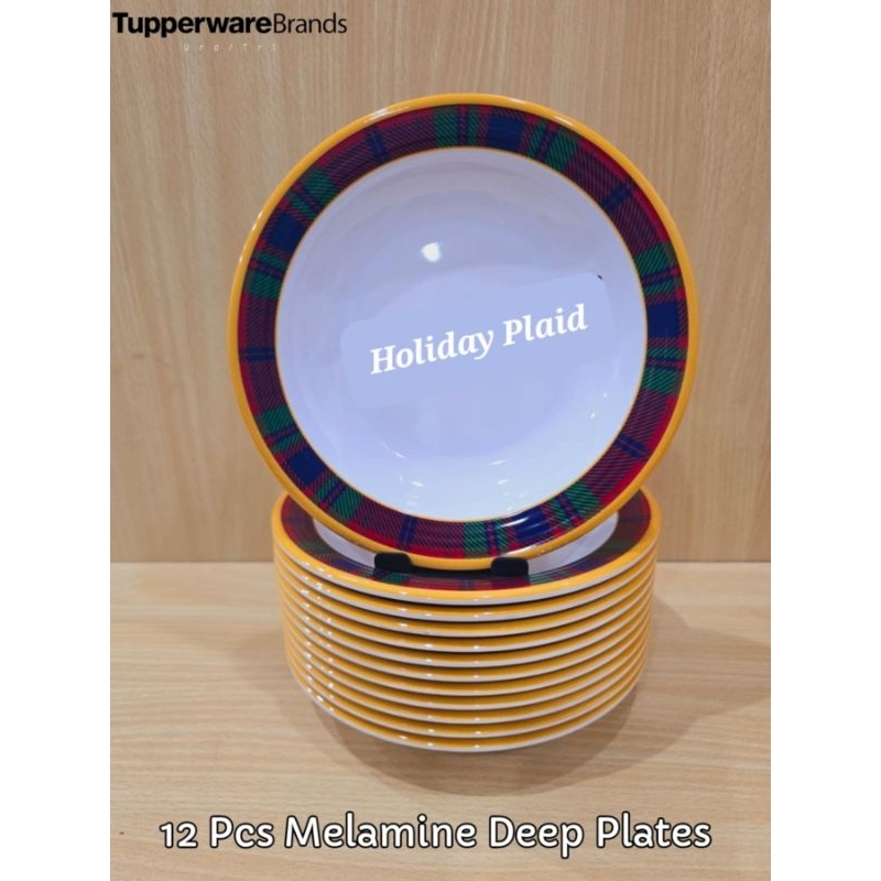 Tupperware Deep Plates 12pcs 20cm Diameter | Shopee Philippines