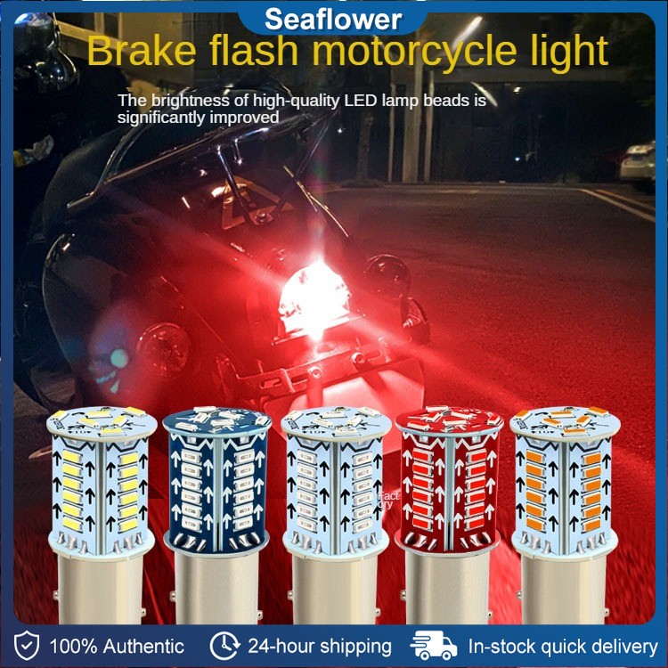 Motorcycle Brake Light 1157 BAY15D Led Bulb P21/5W Brake Light Tail ...