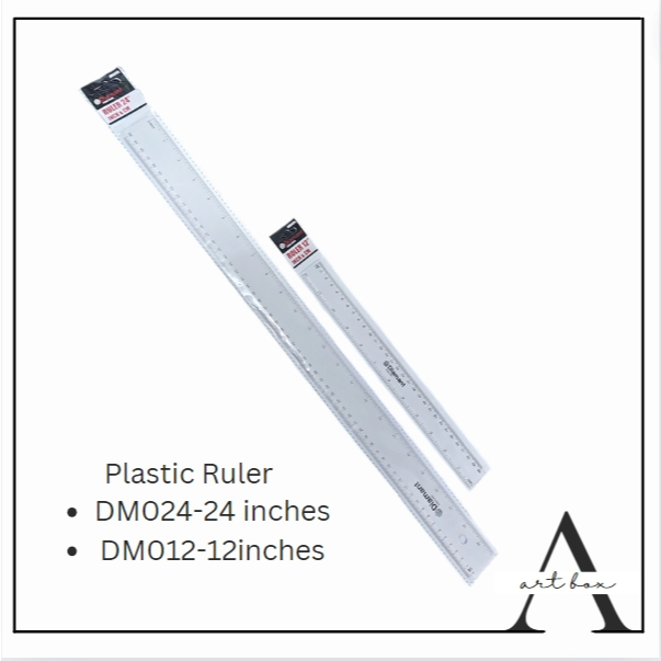 DIAMANT Plastic Ruler 12inches / 24 inches | Shopee Philippines