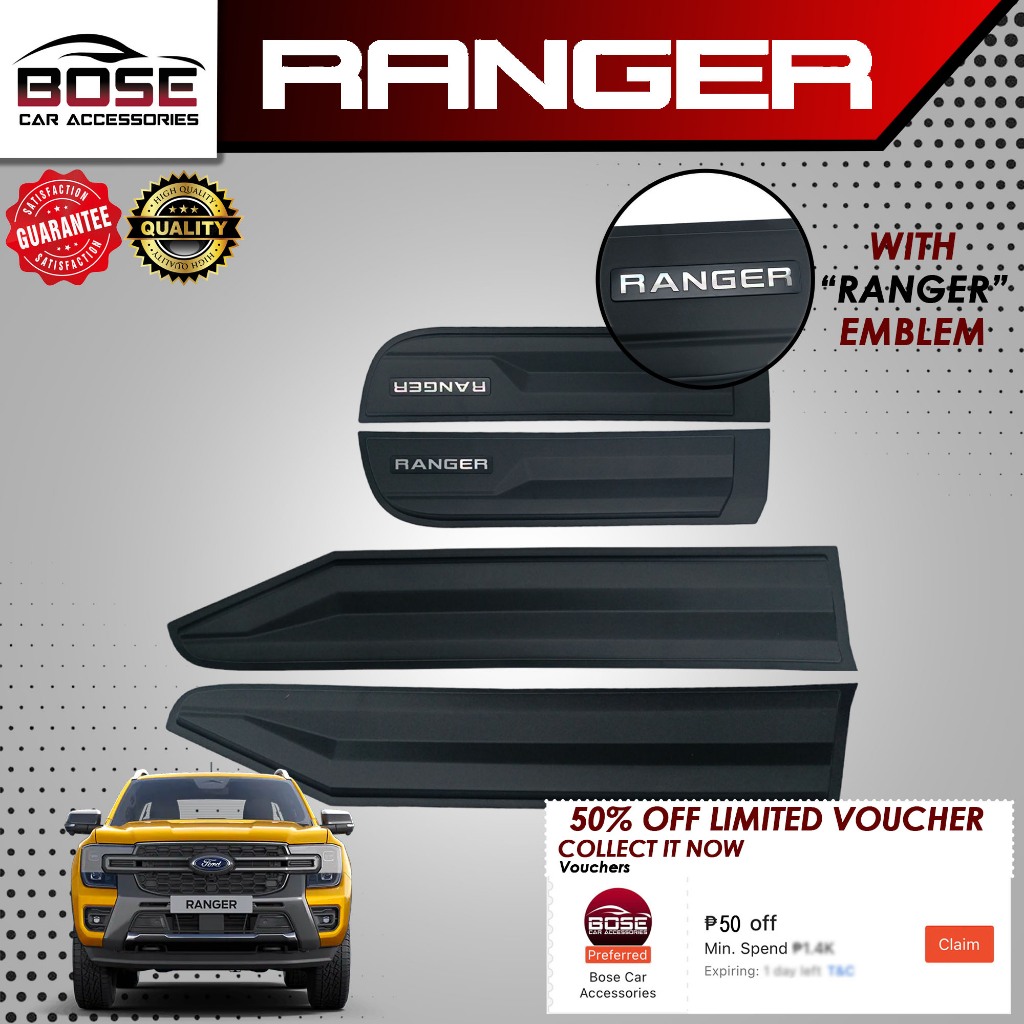 Ford Ranger Raptor T6 T7 T8 Wildtrak / Raptor 2016 - 2023 OEM Side Body ...