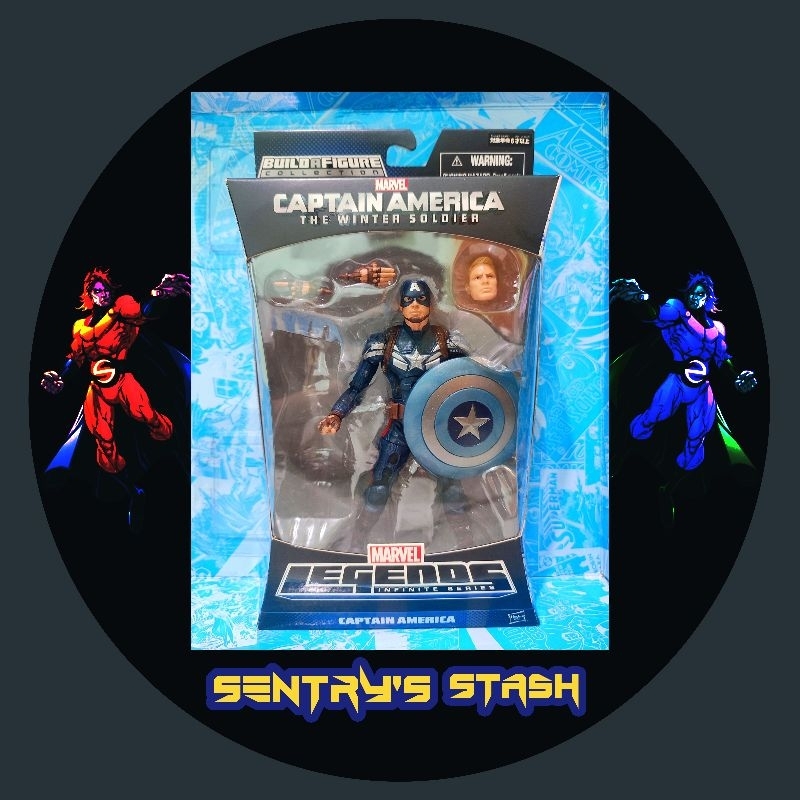 Marvel Legends Stealth Captain America (Mandroid Wave) / KLB | Shopee ...
