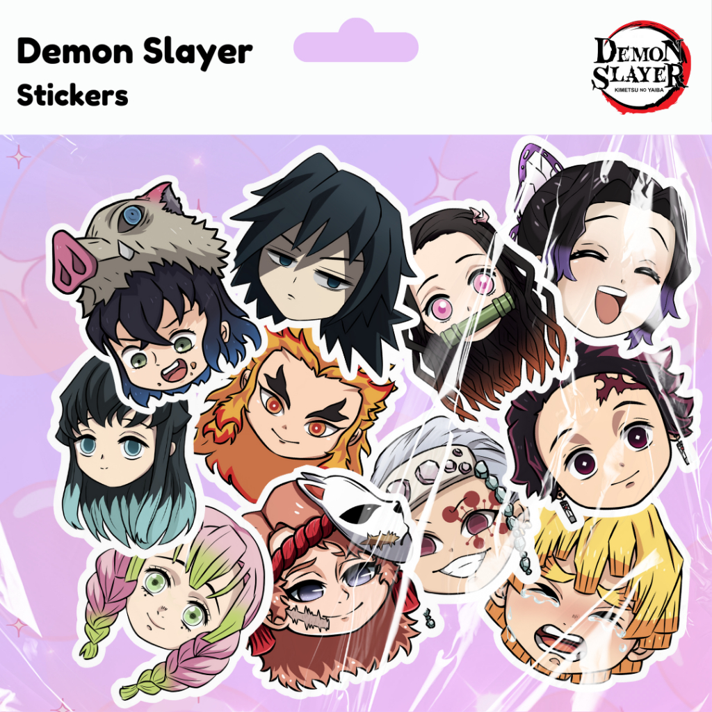 Demon Slayer [waterproof vinyl stickers] - Anime/Manga | Shopee Philippines