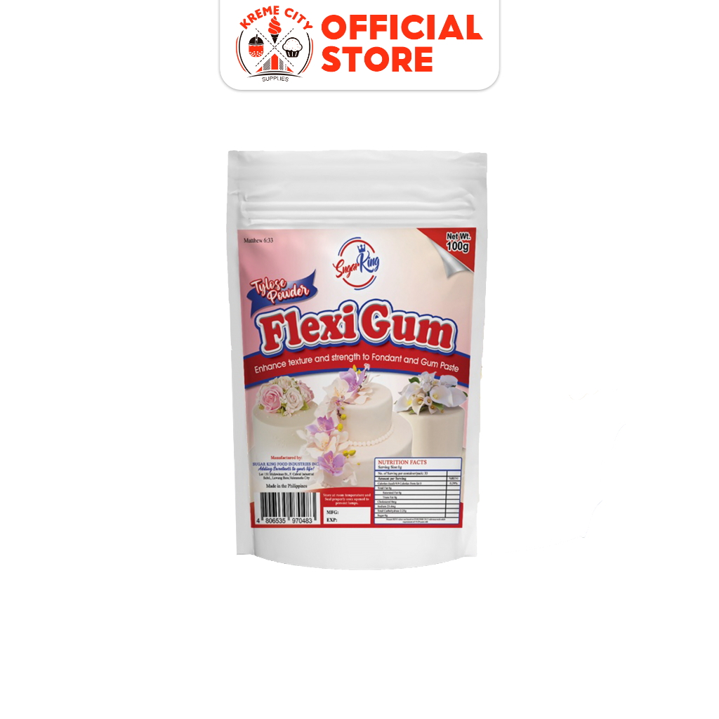 Sugar King Flexi Gum Tylose Powder 100g Shopee Philippines