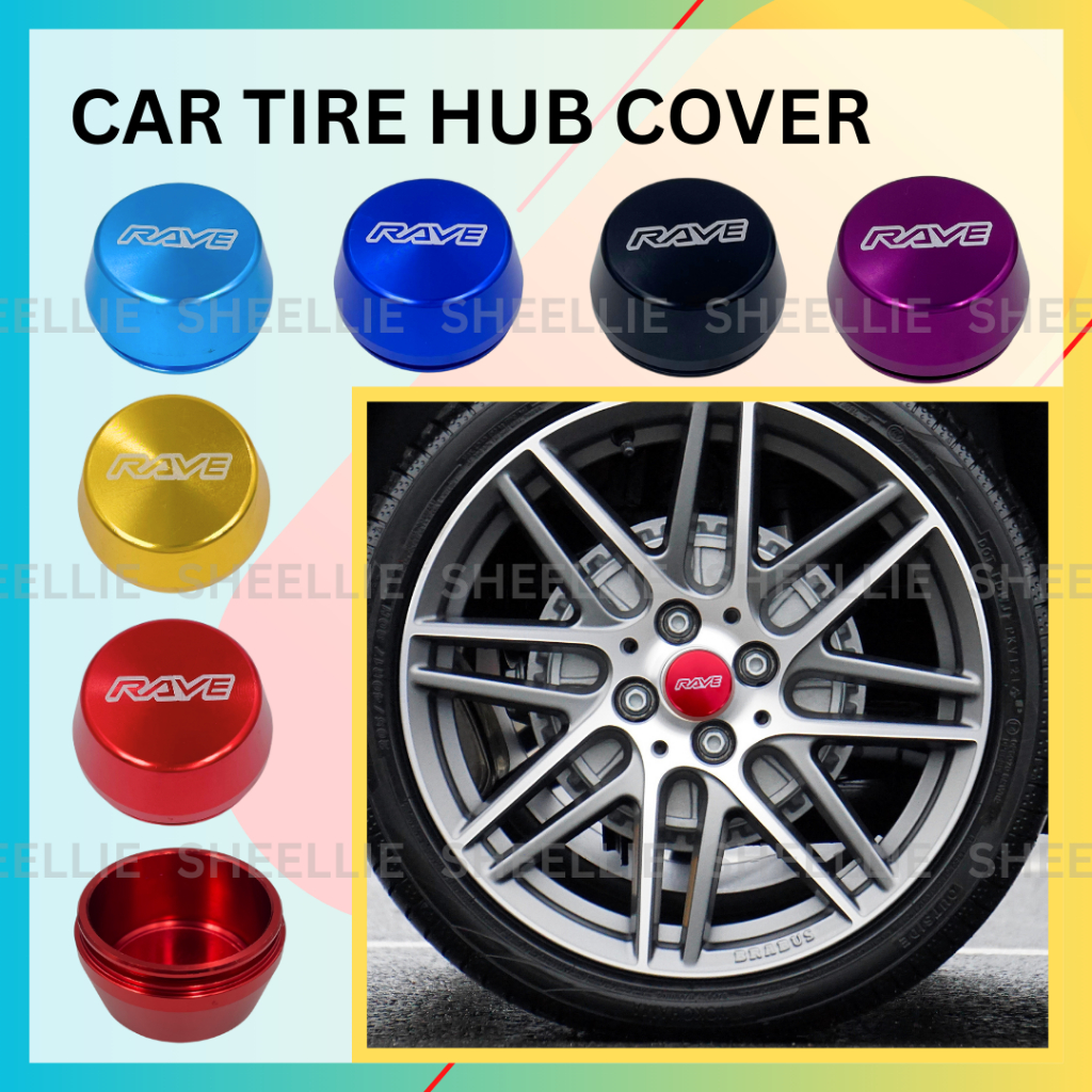High Quality Rave Car Tire Hub Cover Wheels Center Caps Cover Racing ...