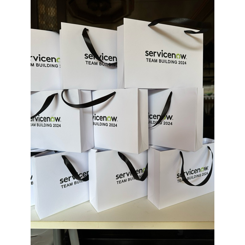 Customized Paper Bag Personalized with Logo Business Name Event