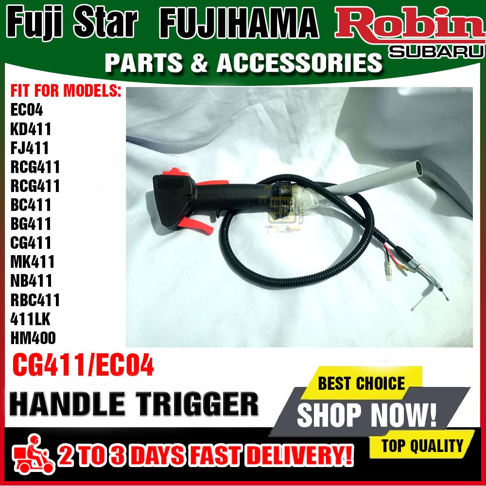 Brush Cutter Handle Trigger Grass Cutter 2 Stroke CG411 FJ411 Fujihama ...