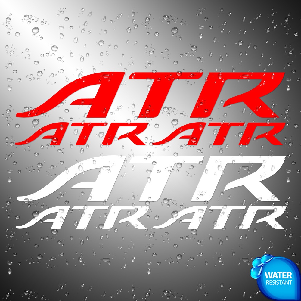 3X ATR Aircraft Sticker | Water Resistant Decals | Cut-out | Shopee ...