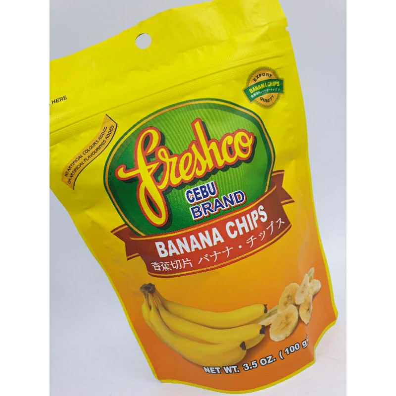 Freshco Cebu Philippines Banana Chips 100g ( 3.5 oz ) | Shopee Philippines