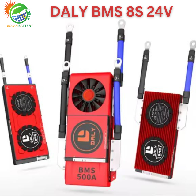 DALY 40A 4S-8S 12V-24V Smart BMS met 1A actieve balancer en ingebouwde Bluetooth RS485 CAN voor lithium-batterij NCM/LFP/LTO-pakket