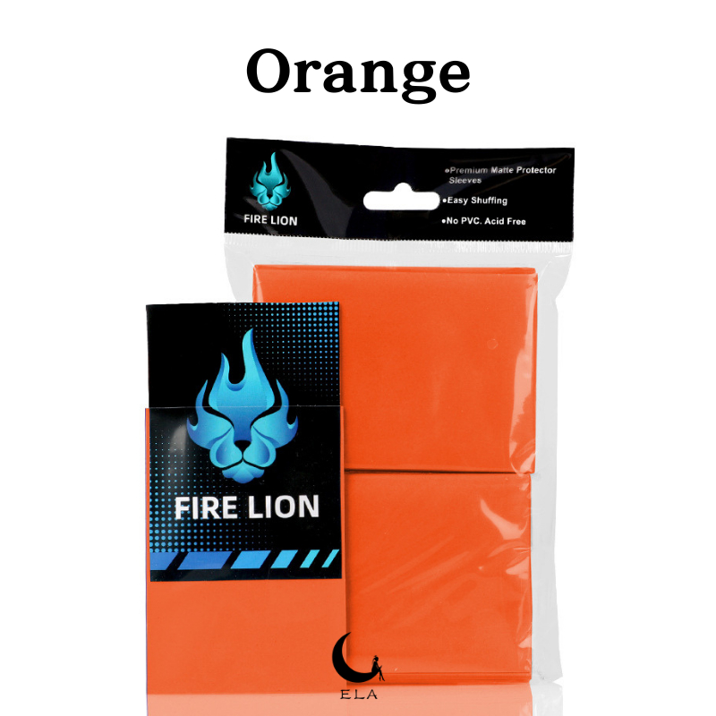 fire lion card sleeves Shield Fire Lion - Premium