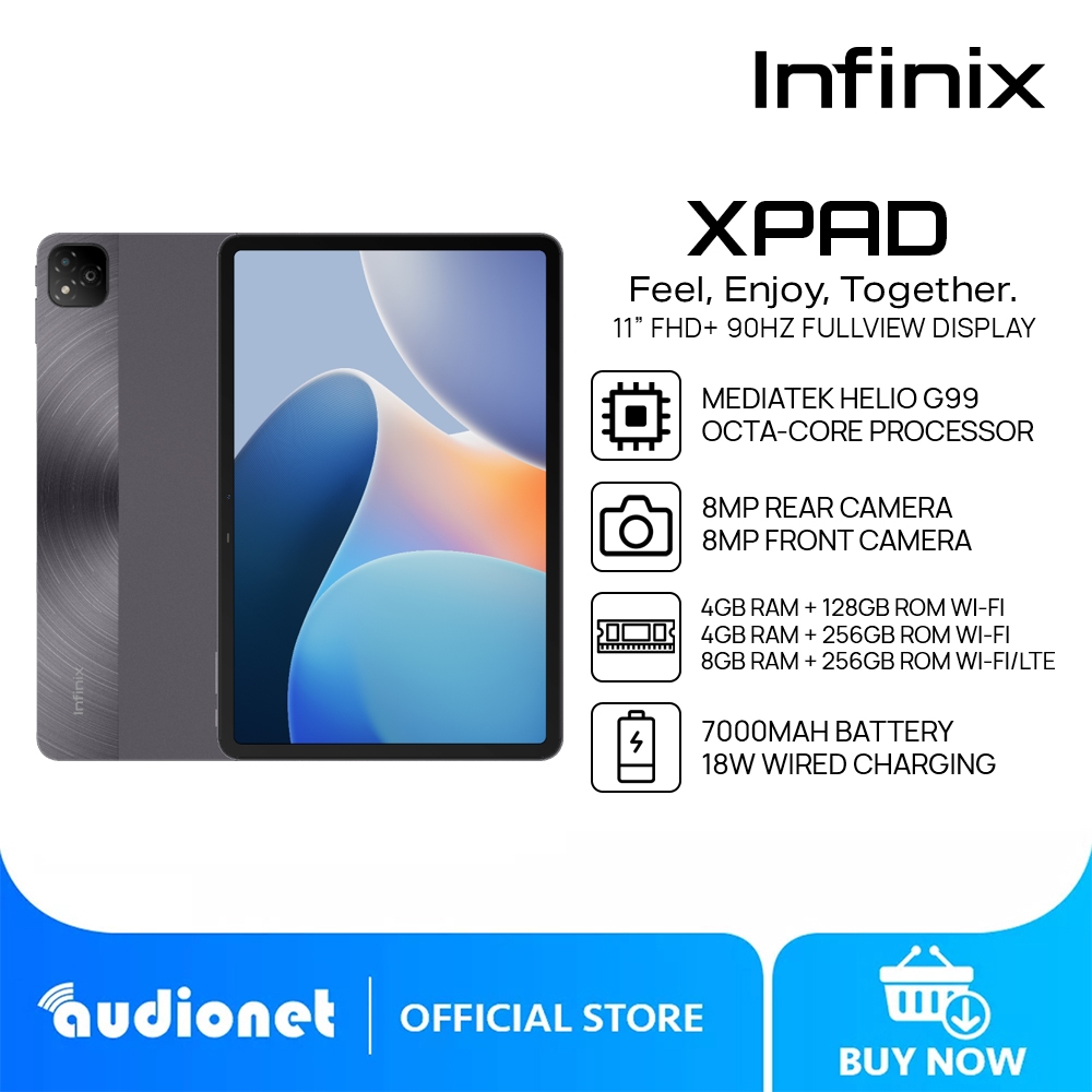 Infinix XPAD Tablet | 4GB+128GB/4GB+256GB Wi-Fi / 8GB+256GB Wi-Fi + LTE ...
