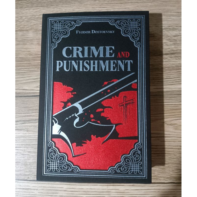 CRIME AND PUNISHMENT by FYODOR DOSTOEVSKY (LEATHER SOFT) | Shopee ...