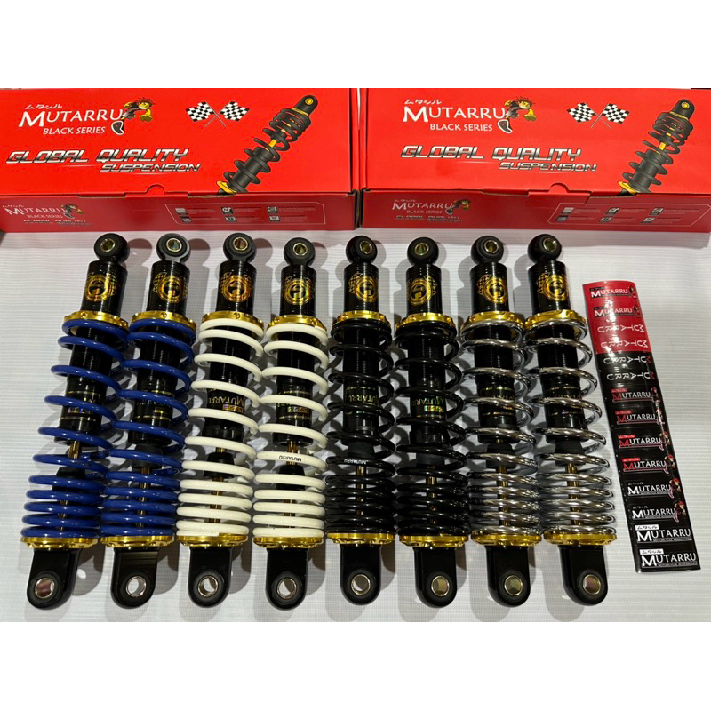 MUTARRU BLACK SERIES DUAL SHOCK ABSORBER ( XRM - WAVE - SYM - SMASH ...