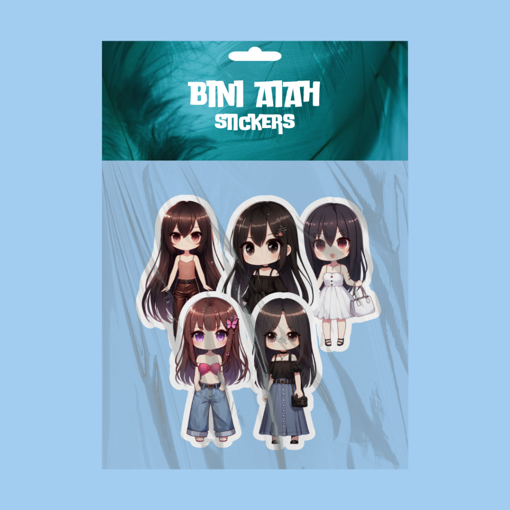 BINI STICKERS high quality waterproof and scratchproof materials ...