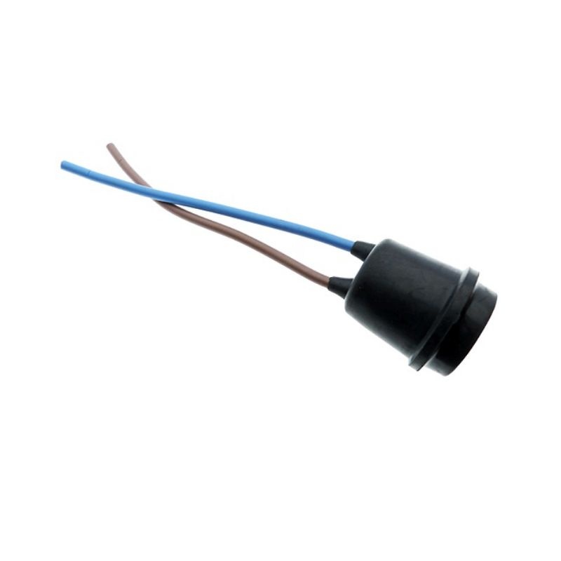 1pc weatherproof rubber socket with 2 wires 3A | Shopee Philippines