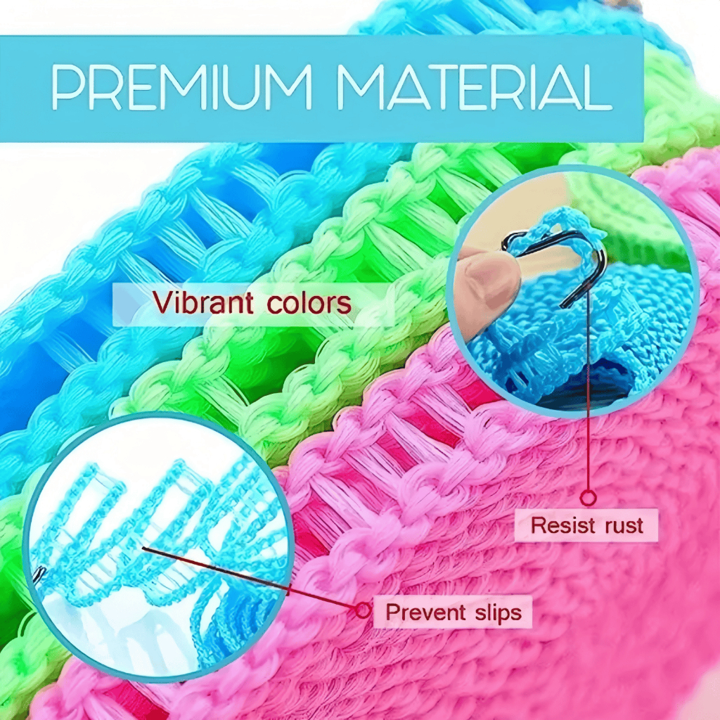 Portable clothesline size and color details