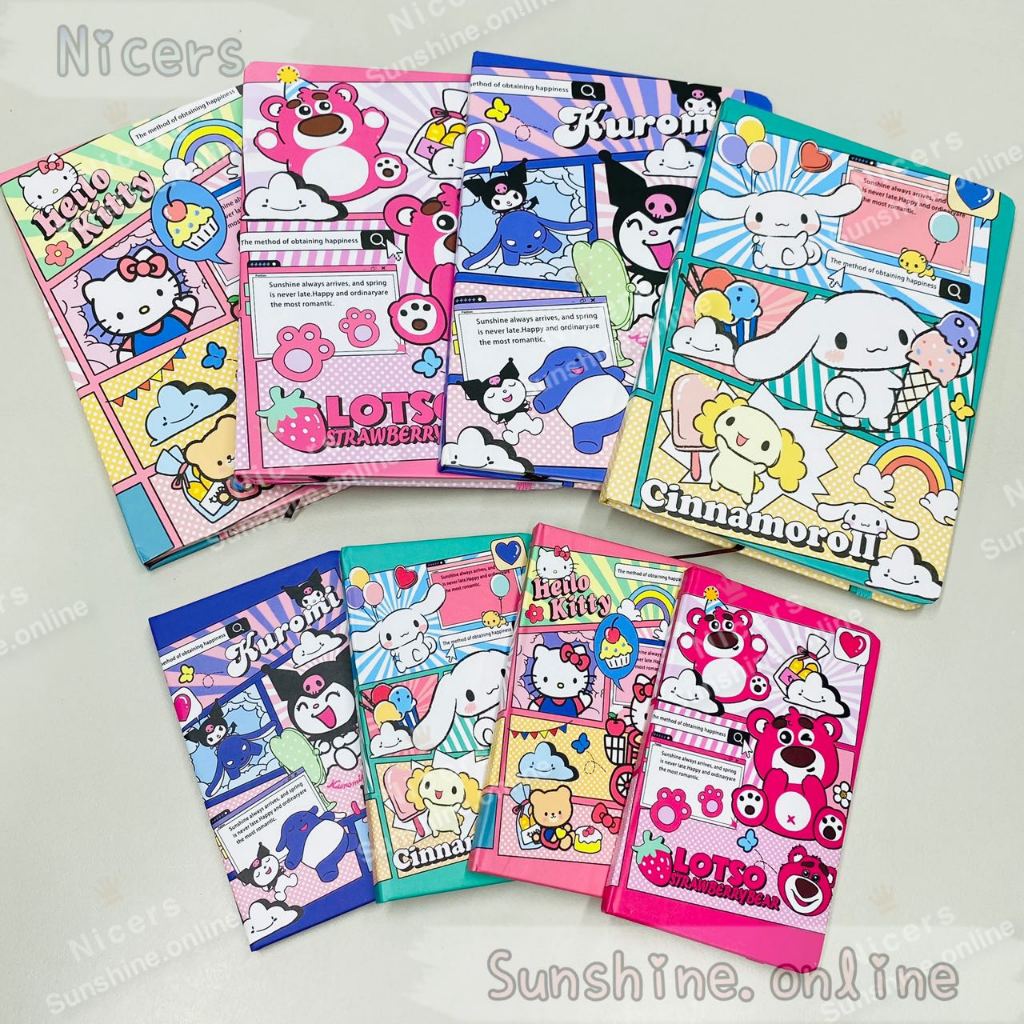 A5/A6 Size Cute Sanrio Character Design Notebooks 80 approx leaves ...