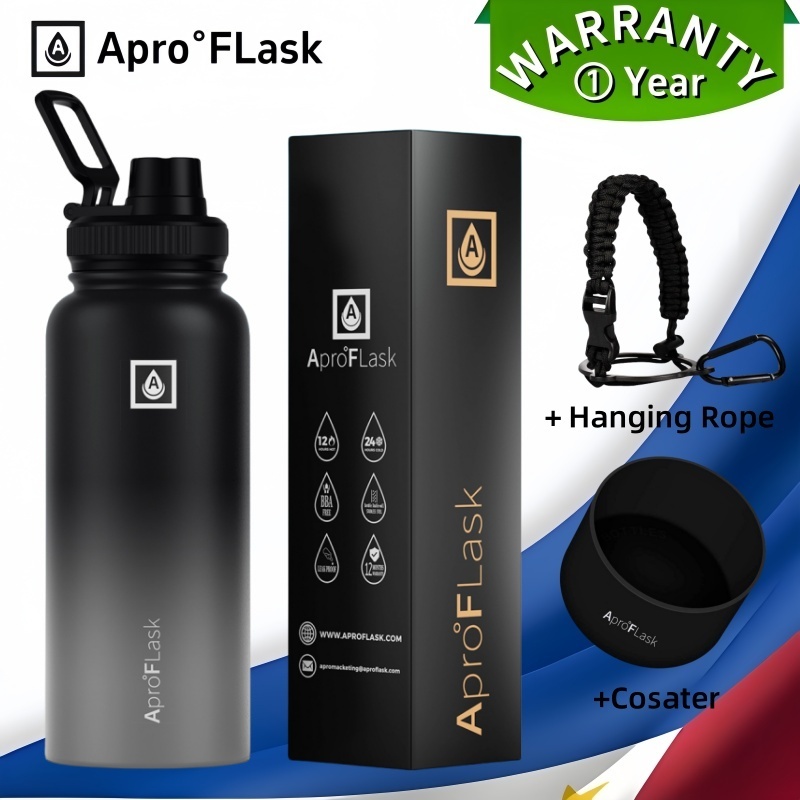 Apro°Flask 32oz Vacuum Insulated Tumbler Hot And Cold Water Bottle ...