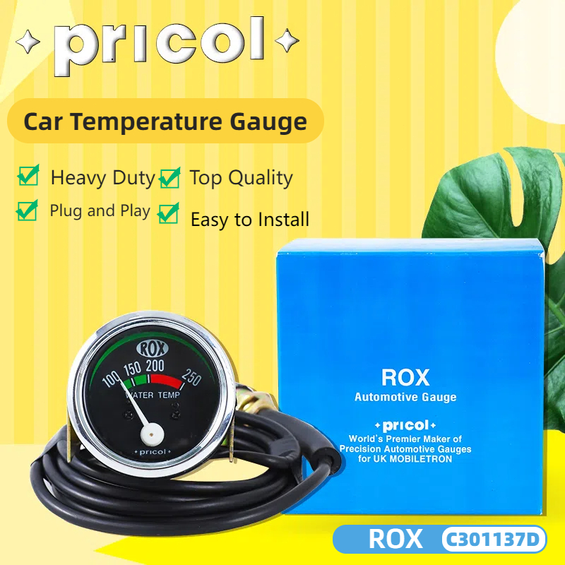 ROX Temperature Gauge for Car C301137D Universal 72 inches Original