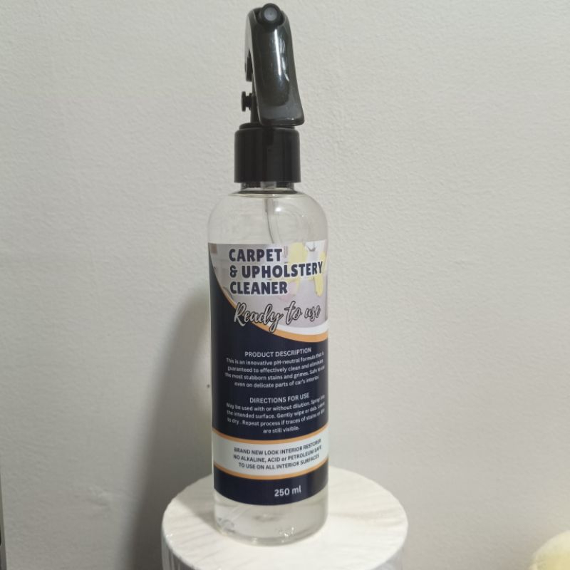 Carpet / Upholstery Cleaner Spray and Grimes Remover (250ml) | Shopee ...