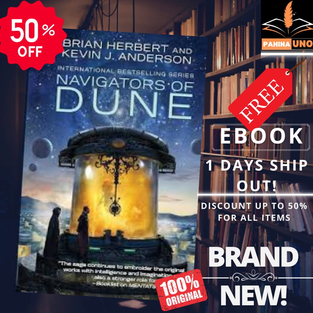 Navigators of Dune by Brian Herbert and Kevin J. Anderson with free