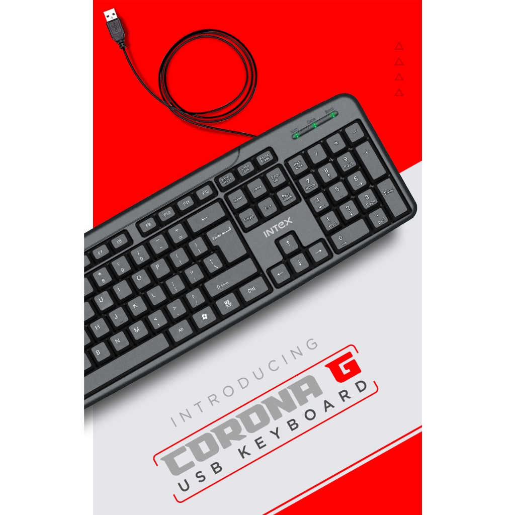 INTEX USB KEYBOARD IT-KB333 | Shopee Philippines